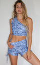 Denim High Waist Short