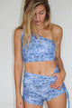 Denim One Shoulder Top
