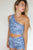 Denim One Shoulder Top