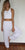 White Knit Sufi Pant ~ Yoga /  Lounge / Bohemian