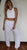 White Knit Sufi Pant ~ Yoga /  Lounge / Bohemian