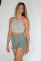 Cactus Rib High Waist Short