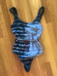Crew Neck "Tiger"Tie Dye Bodysuit