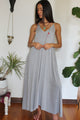 Grey Knit Sun Dress