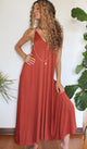 Rust Knit Sun Dress