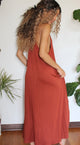 Rust Knit Sun Dress