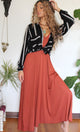 Rust Knit Sun Dress