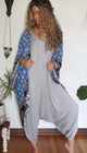 Heather Grey Yoga Knit Jumpsuit with Pockets