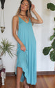 Mineral Blue Knit Sun Dress
