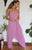 Plum Stone Wash Handkerchief Dress