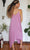 Plum Stone Wash Handkerchief Dress
