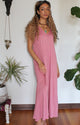 Rose Knit Sun Dress