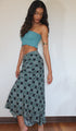 Moroccan Mint Wrap Skirt