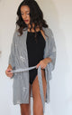 Yin Yang Stripe Play Kimono
