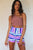 Space Tie Dye High Waist Short