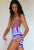 Space Tie Dye High Waist Short