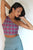Feathers of Rio One Shoulder Top