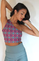 Feathers of Rio One Shoulder Top