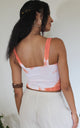 Coral Chakra Tie Dye Crop Top
