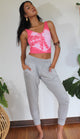 Roseate Chakra Tie Dye Crop Top