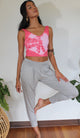 Roseate Chakra Tie Dye Crop Top