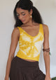 Tumeric Tie Dye Crop Top