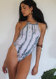 DOFC + HANNAH High Neck Chakra Tie Dye Bodysuit