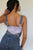 Grey Jewel Tie Dye Crop Top