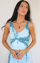 Sea Green Tie Dye Crop Top