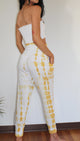 Turmeric Vibe Stripe Tie Dye Jogger
