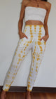 Turmeric Vibe Stripe Tie Dye Jogger