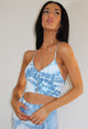 Lace Tie Dye Bra