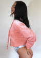 Coral Tie Dye Hoodie