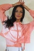 Coral Tie Dye Hoodie