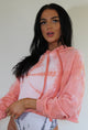 Coral Tie Dye Hoodie