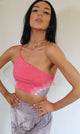 One Strap Tie Dye Bralette