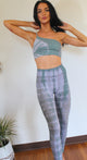 High Vibe Tie Dye Legging in Grey Stone