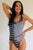 Crew Neck "Tiger"Tie Dye Bodysuit