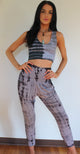 Tie Dye Plunge V-Neck Crop Top