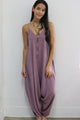  Plum Stone Wash Jumpsuit by Daughters of Culture
