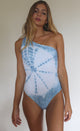 One-Shoulder Iris Tie Dye Bodysuit