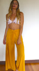 Gold Tie Pant