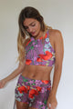 Blossoming Iris Infinity Bra