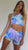 Astro Tie Dye Infinity Bra in Ocean