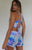 Astro Tie Dye Infinity Bra in Ocean
