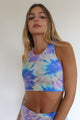 Astro Tie Dye Infinity Bra in Ocean