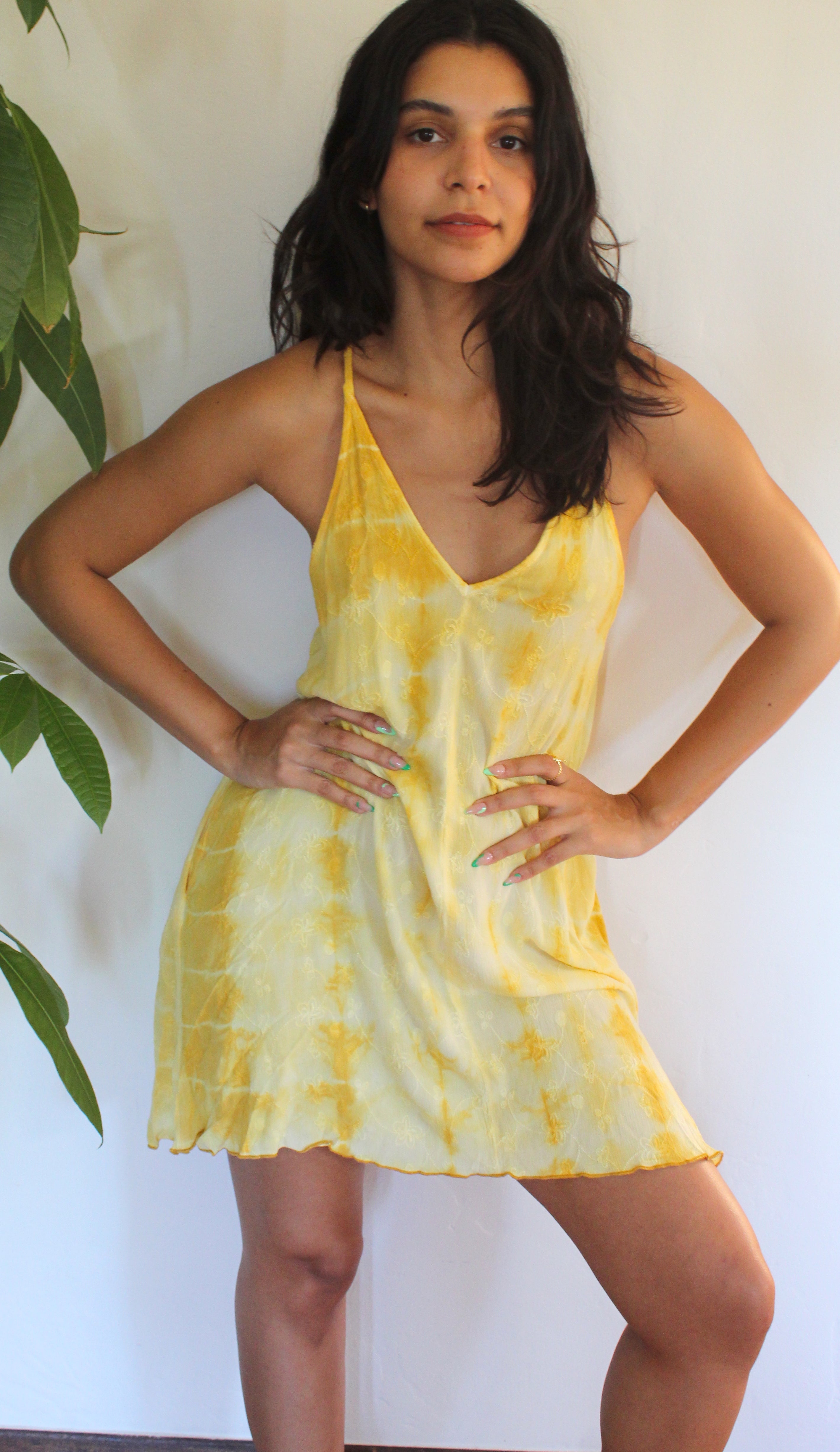 knee length dresses for ladies Hombre Tye Dye Mini One Size Tiarre Hawaii main image 1