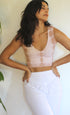 Tie Dye Plunge V-Neck Crop Top