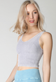 V Neck Crop Top