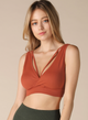 Crossover Deep V Neck Bralette